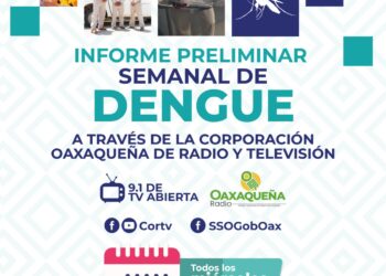Arranca SSO transmisión de Informe Preliminar Semanal de Dengue a través de Cortv 