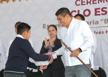 Inaugura Gobernador Salomón Jara Cruz ciclo escolar 2023 – 2024