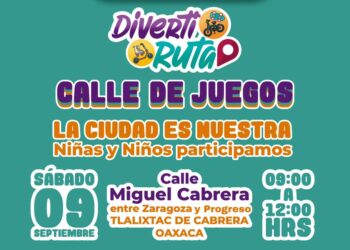 Este sábado realizarán la DivertiRuta para la niñez en Tlalixtac de Cabrera