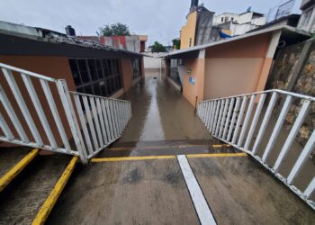 Auxilian a la población ante fuerte lluvia ocurrida en la Heroica Ciudad de Tlaxiaco