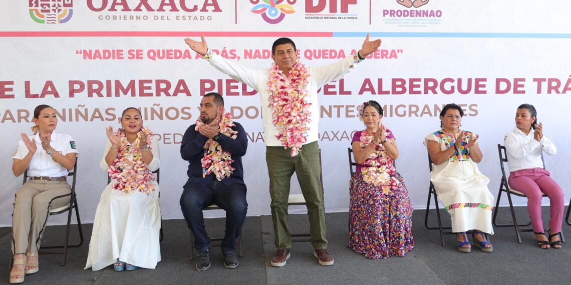 Gobierno de Oaxaca, garante de derechos de niñez y adolescencia migrantes; construye albergue