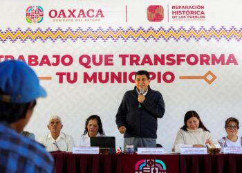 Trabajo directo y sin intermediarios entre municipios, el nuevo modelo de Gobierno, destaca Salomón Jara en Santo Domingo Xagacía