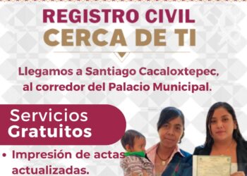 Acercará Registro Civil servicios en las comunidades en días inhábiles