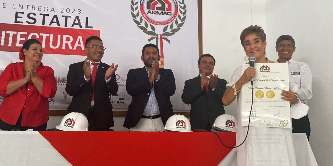 Participa PRI estatal y CNOP en entrega del Premio Estatal de Arquitectura 2023