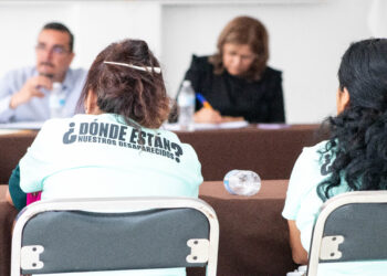 Brinda la DDHPO acompañamiento a colectivos y familiares de víctimas de desaparición