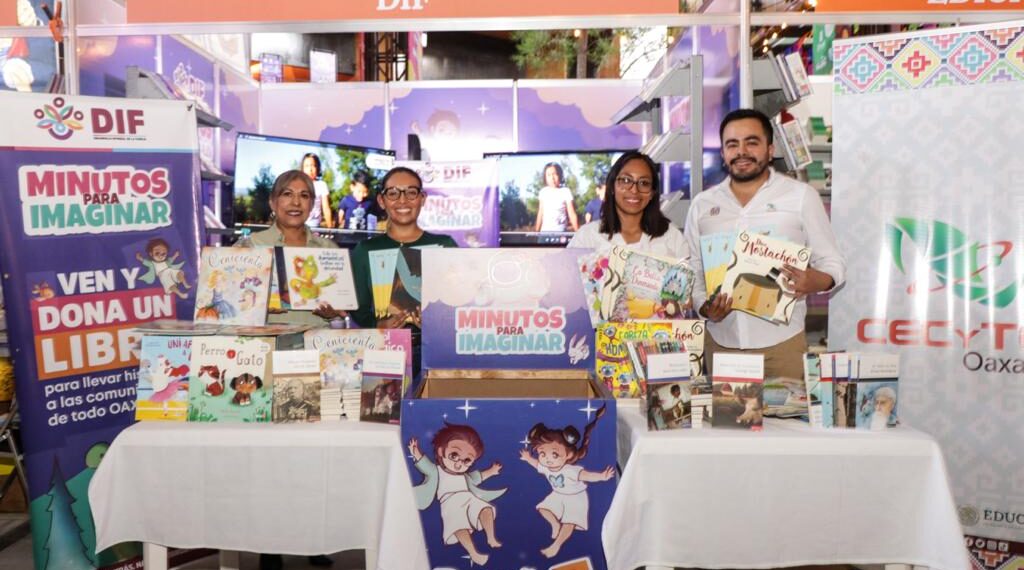 ¡Gracias Oaxaca por los libros para el programa Minutos para Imaginar!