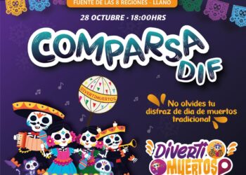 Invita DIF Oaxaca a la comparsa Diverti Muertos, llenos de vida, este sábado 28 de octubre