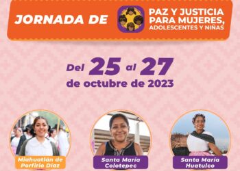 Jornada de Paz y Justicia brindará más de 25 servicios en municipios de la Sierra Sur y Costa