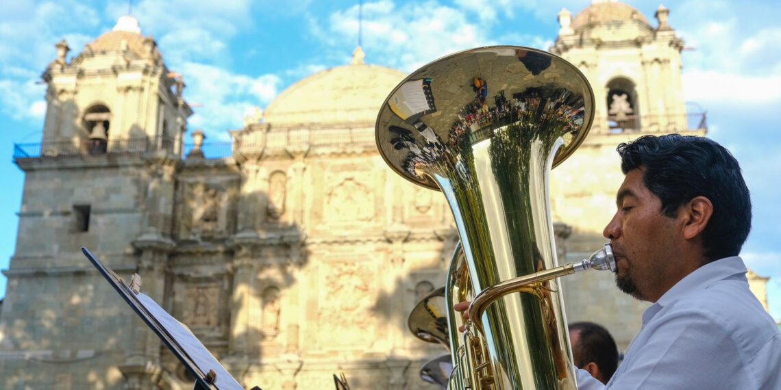 Con concierto gratuito, celebrará Banda de Música del Estado de Oaxaca 155 años de existencia