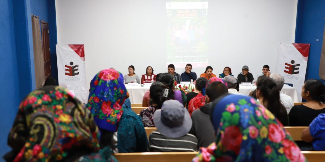 IEEPCO realiza cine – foro en Quialana