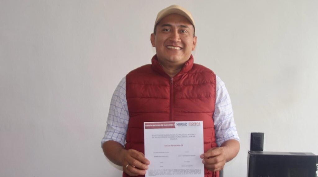 Se registra Nino Morales, busca el Senado de la República