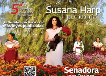 Susana Harp, Senadora por el Estado de Oaxaca presenta informe de actividades