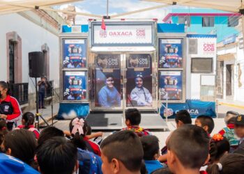 Llega Cine Gob a Tlacolula de Matamoros