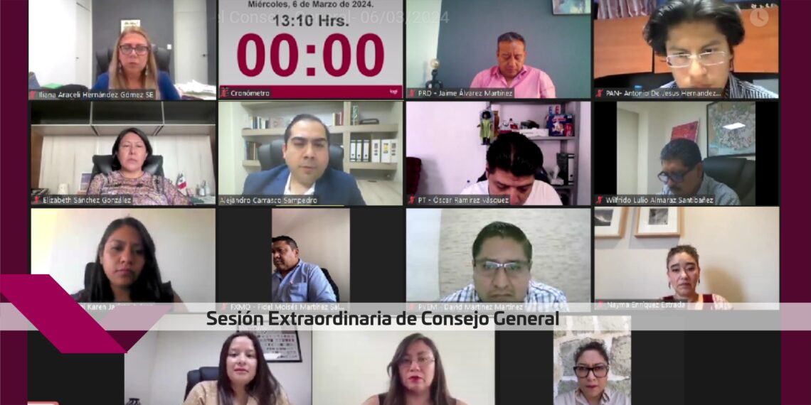 Consejo General del IEEPCO celebra sesión extraordinaria